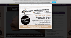 Desktop Screenshot of printedelectronicsnow.com